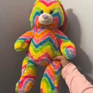 Rainbow chevron build a bear rainbow bear